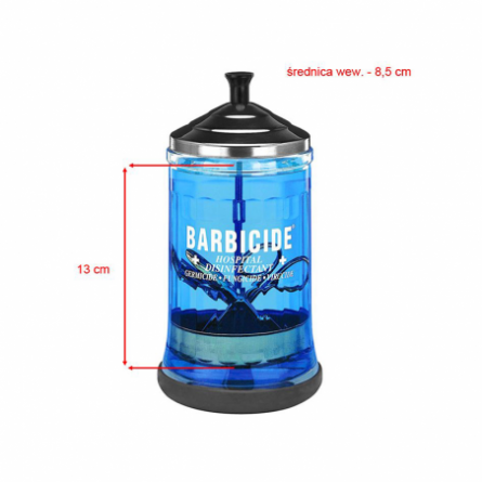 Barbicide glazen container voor desinfectie 750ml