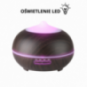 Aroma diffuser luchtbevochtiger spa 06 donker hout 400ml + timer