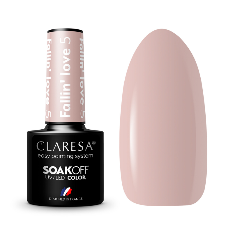 CLARESA Hybride nagellak FALLIN "LOVE 5 -5g