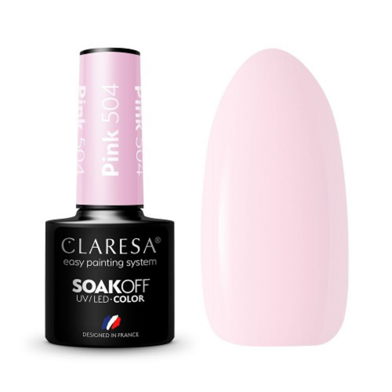 CLARESA Hybride nagellak PINK 504 -5g