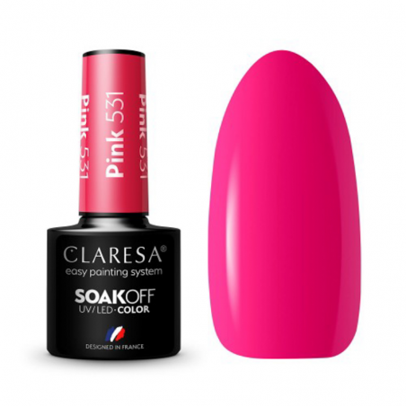 CLARESA Hybride nagellak PINK 531 -5g