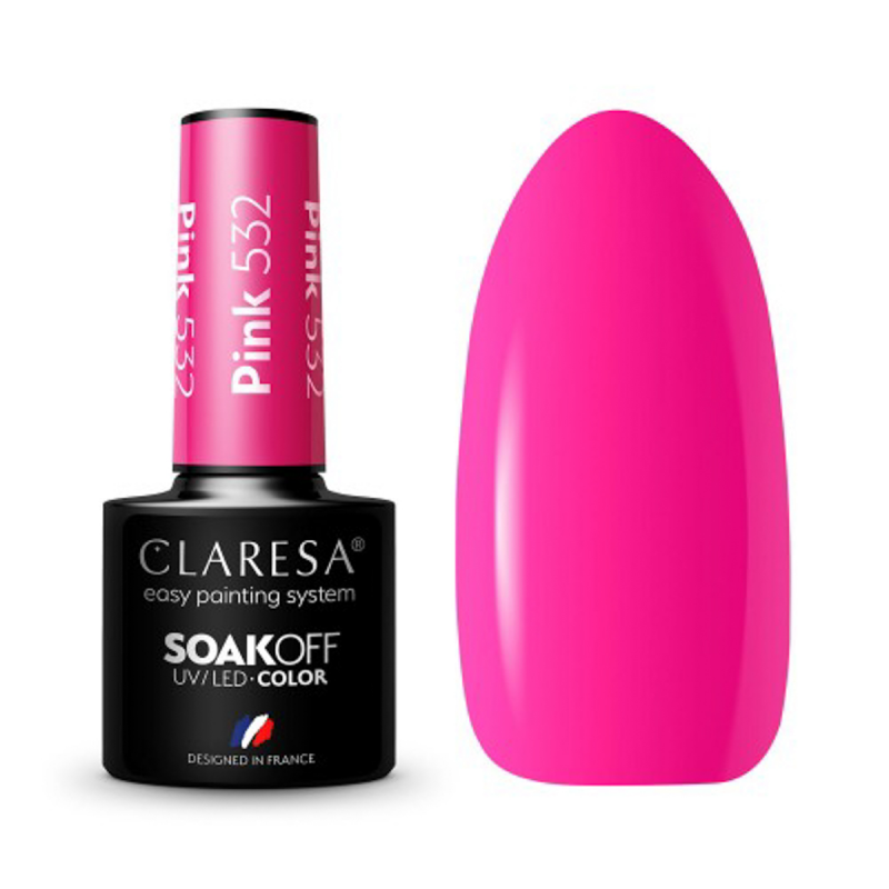 CLARESA Hybride nagellak PINK 532 -5g