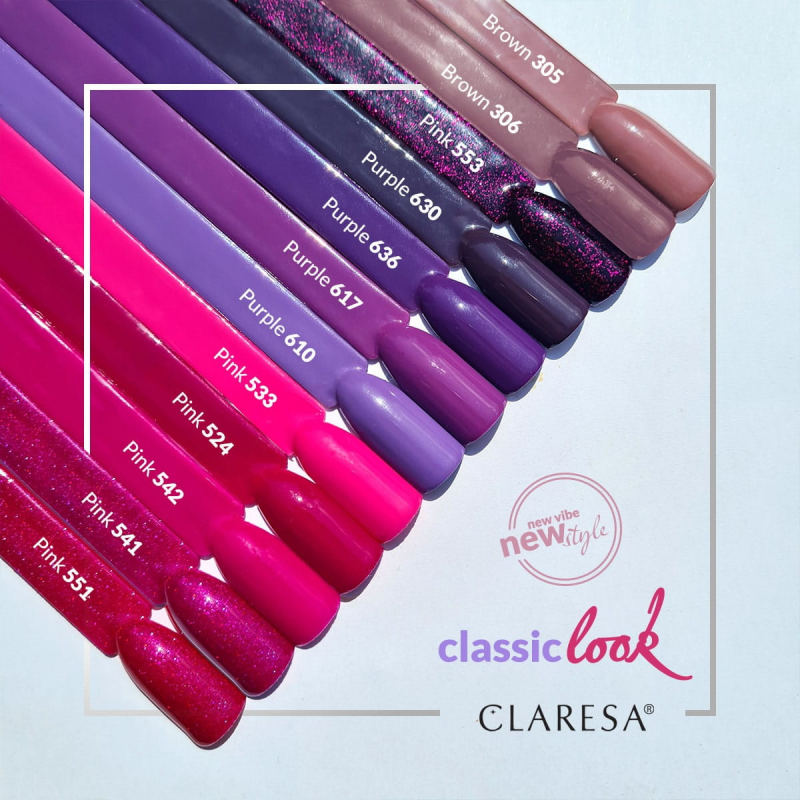 CLARESA Hybride nagellak PINK 551 -5g