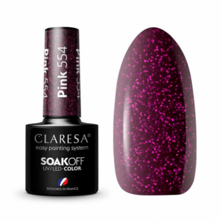 CLARESA Hybride nagellak PINK 554 -5g