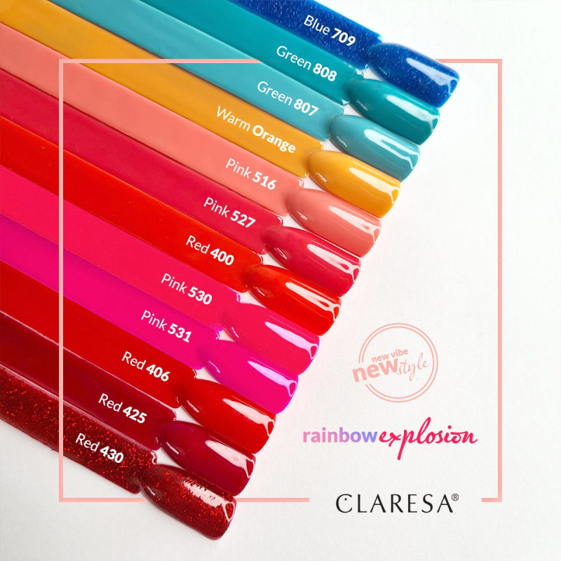 CLARESA Hybride nagellak RED 400 -5g