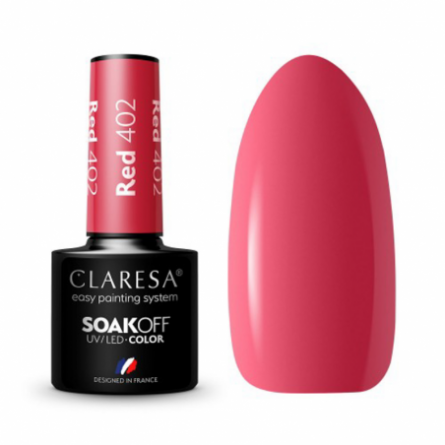 CLARESA Hybride nagellak RED 402 -5g