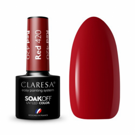 CLARESA Hybride nagellak RED 420 -5g