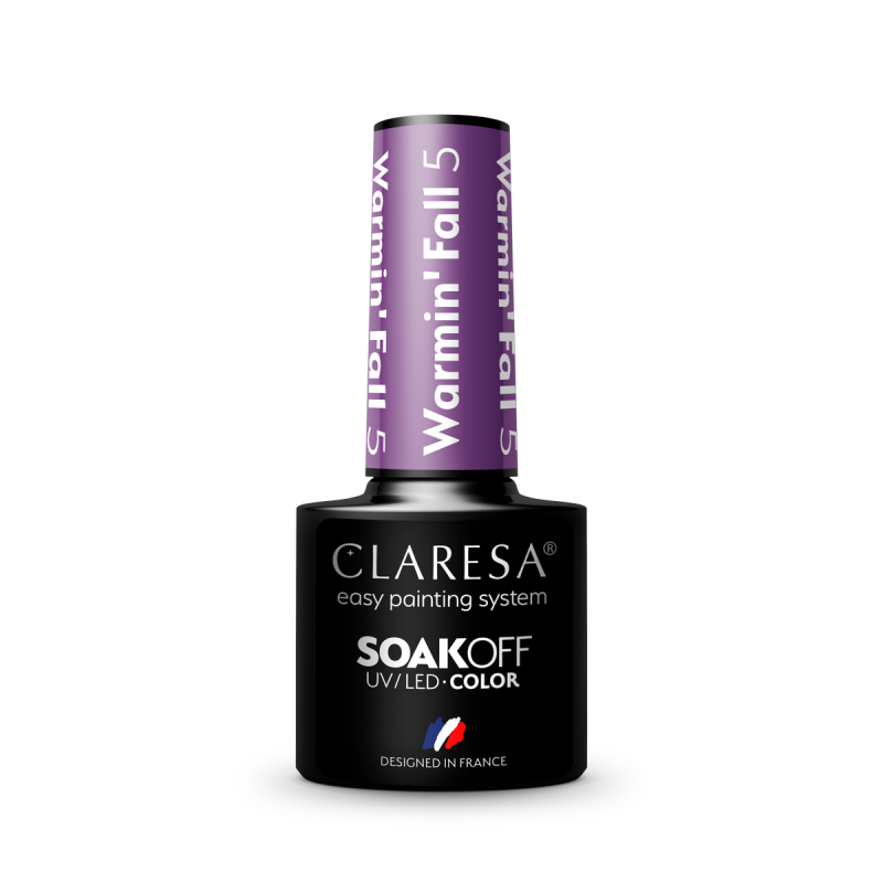 CLARESA Hybride nagellak WARMIN "FALL 5 -5g