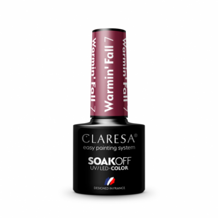 CLARESA Hybride nagellak WARMIN "FALL 7