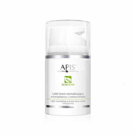 Apis, een lichte normaliserende anti-acne crème - groene thee 50 ml