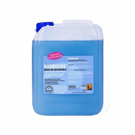 Barbicide spray voor desinfectie van alle oppervlakken, geurend - navulling 5l