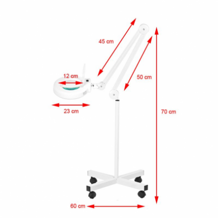 S4 LED loeplamp + statief