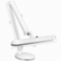 Elegante 801st LED werkplaatslamp met standaard witte lampvoet