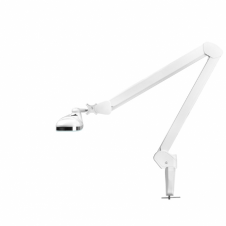 Elegante LED werkplaatslamp 801st standaard wit bankschroef