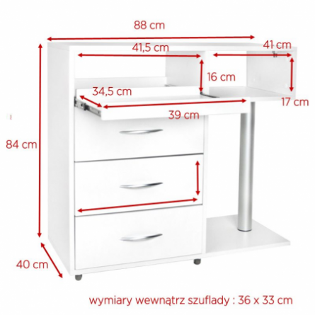 Y-300 witte podologieassistent