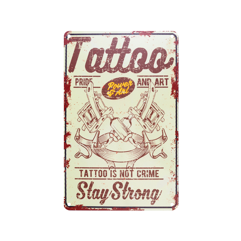 Decoratief tattoeage bord ta109