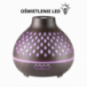 Aroma diffuser luchtbevochtiger spa 10 donker hout 400ml + timer