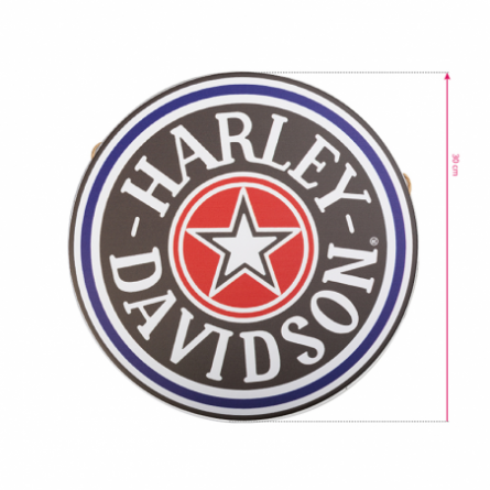 Harley HD002 ronde decoratieve plaquette