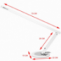 20w smalle bureaulamp wit