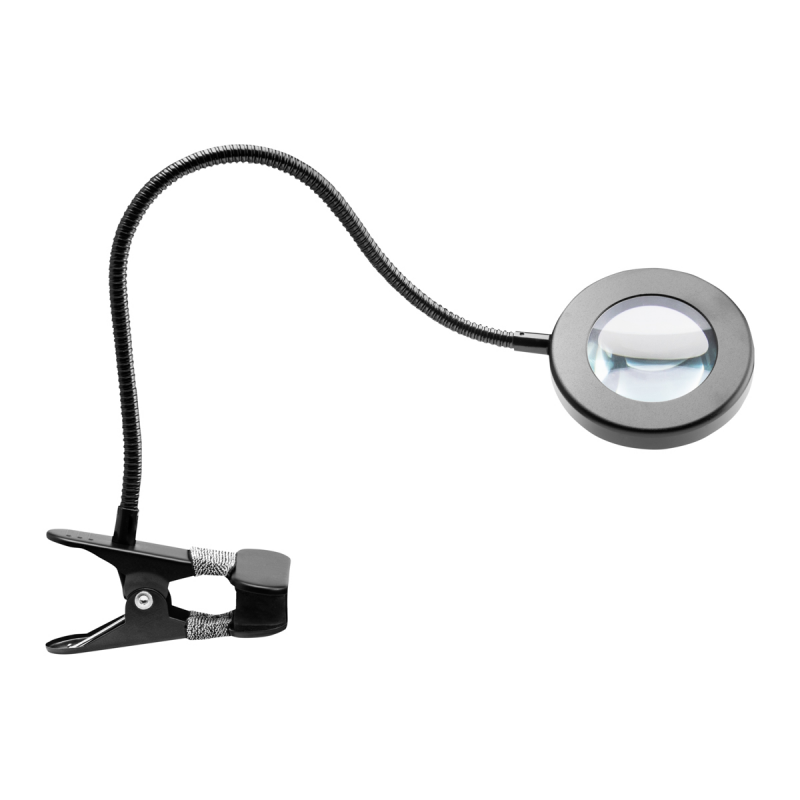 SLANG RING LED LAMP LAMP OP EEN BUREAU ZWART