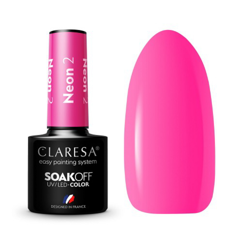 CLARESA Hybride nagellak NEON 2 -5g