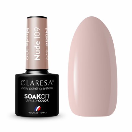 CLARESA Hybride nagellak NUDE 109 -5g