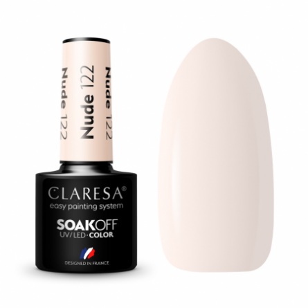 CLARESA Hybride nagellak NUDE 122 -5g