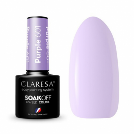 CLARESA Hybrid polish PURPLE 601 -5g