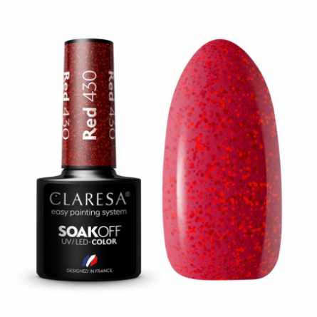 CLARESA Hybride nagellak RED 430 -5g