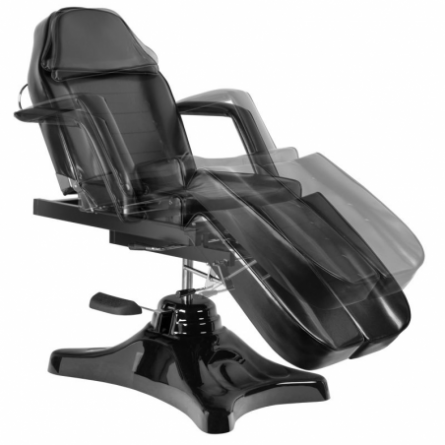 Behandelstoel hydraulisch A 234C pedicure zwart