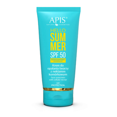 APIS Hello Summer Spf 50, Gezichtszonnebrandcrème met Cell Nectar 50 ml