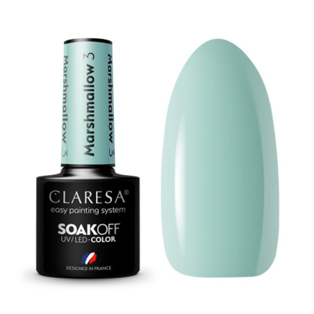 CLARESA hybrid polish MARSHMALLOW 3 5g