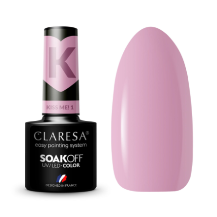 CLARESA hybride nagellak Kiss Me! 1-5g