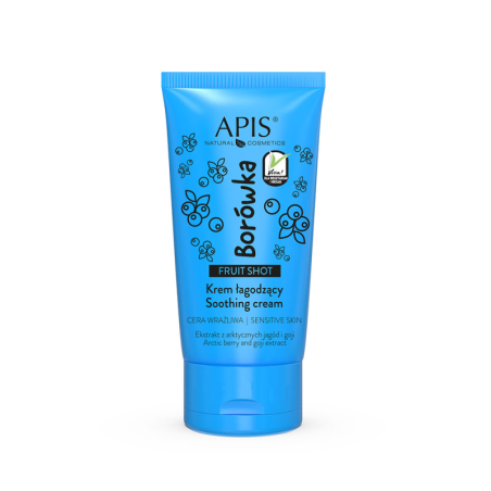 APIS Fruit Shot, Verzachtende Bosbessen Gezichtscrème 50 ml