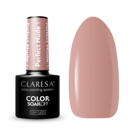 CLARESA Hybride nagellak PERFECT NUDE 1 -5g