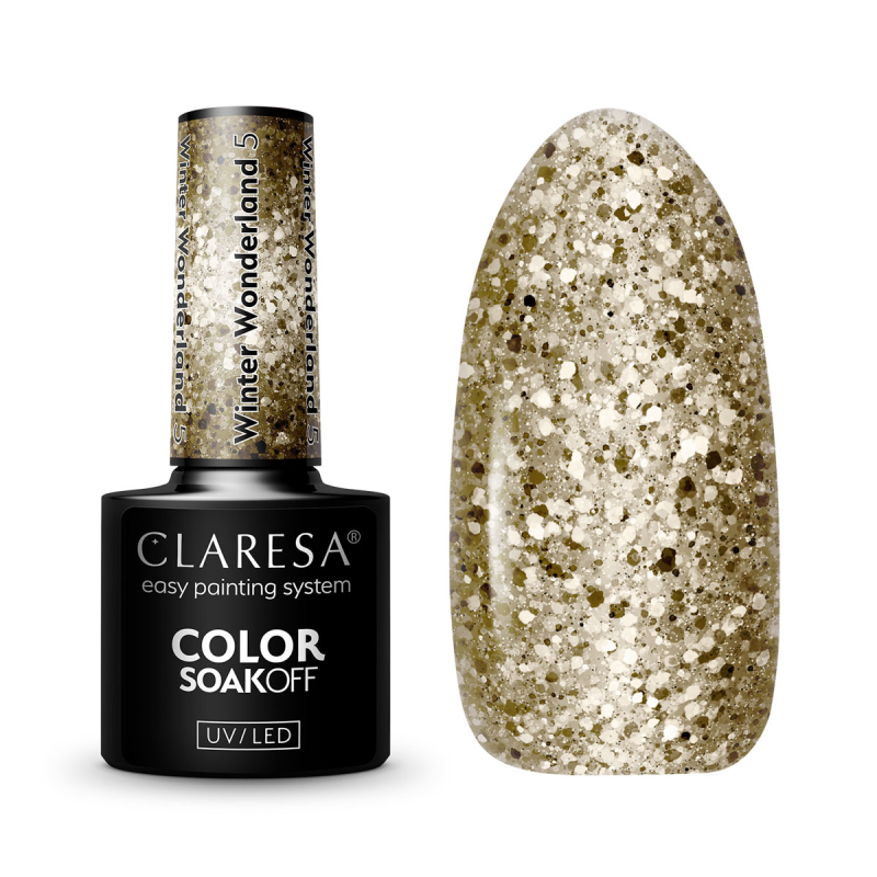 CLARESA Hybrid Polish Winter Wonderland 5 - 5g.