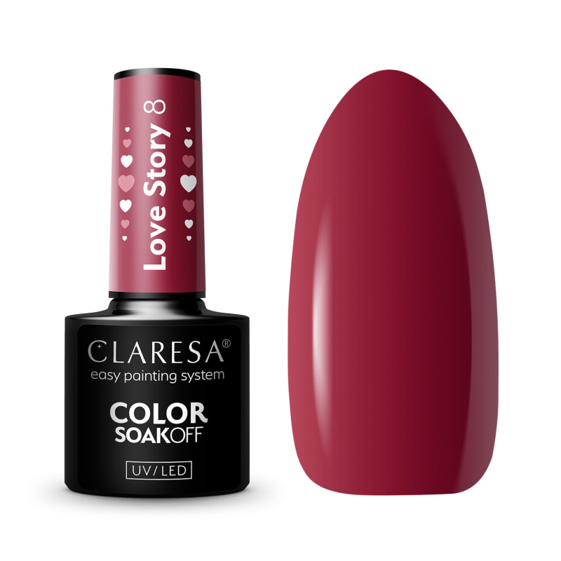 CLARESA Hybrid Polish LOVE STORY 8 - 5g