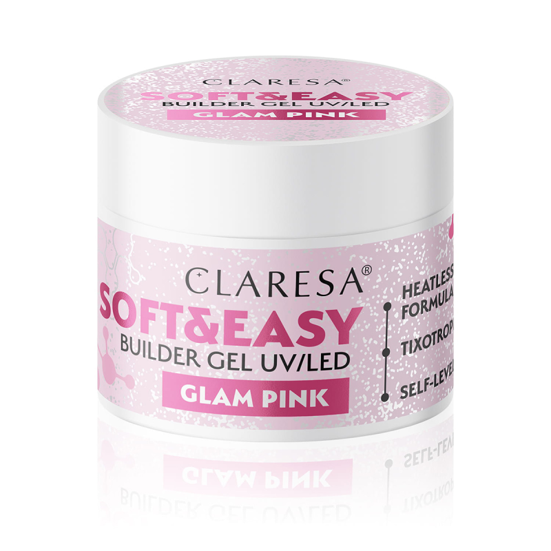 Claresa bouwgel Soft&Easy glam roze 90g