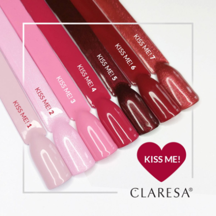 CLARESA hybride nagellak Kiss Me! 3-5g