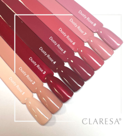 CLARESA Hybrid nagellak DUSTY ROSE 3 -5g