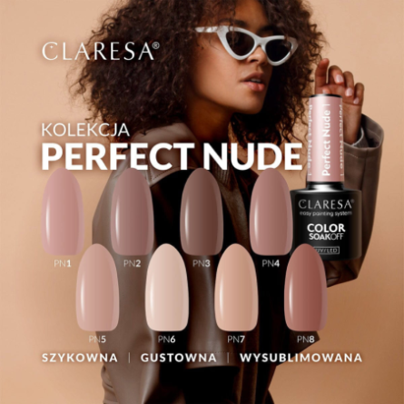 CLARESA Hybride nagellak PERFECT NUDE 1 -5g