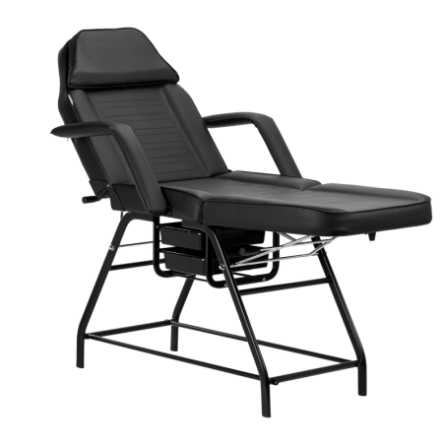 Behandelstoel 557A met Trays Zwart