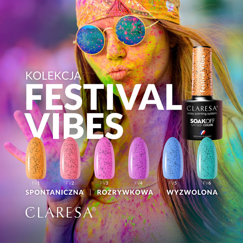 CLARESA Festival Vibraties Hybride Vernis 5 5g