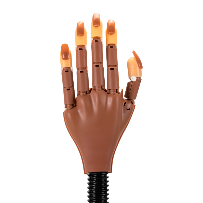 Handyman's hand voor leren manicuren Nagels tips 95