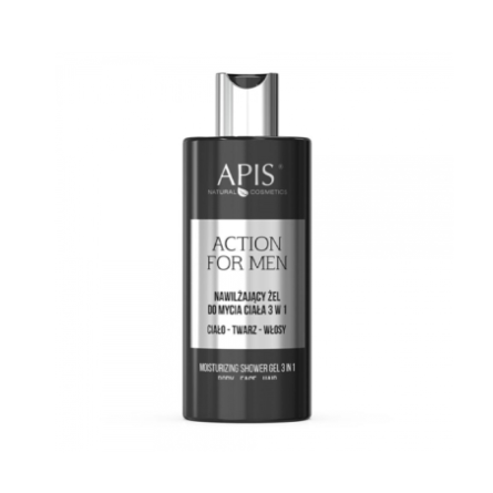 APIS ACTION FOR MEN HYDRATERENDE BODY WASH 3IN1 300 ML