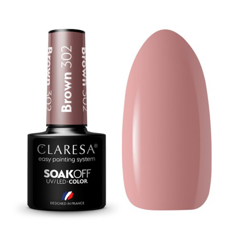 CLARESA Hybrid nagellak BROWN 304 -5g