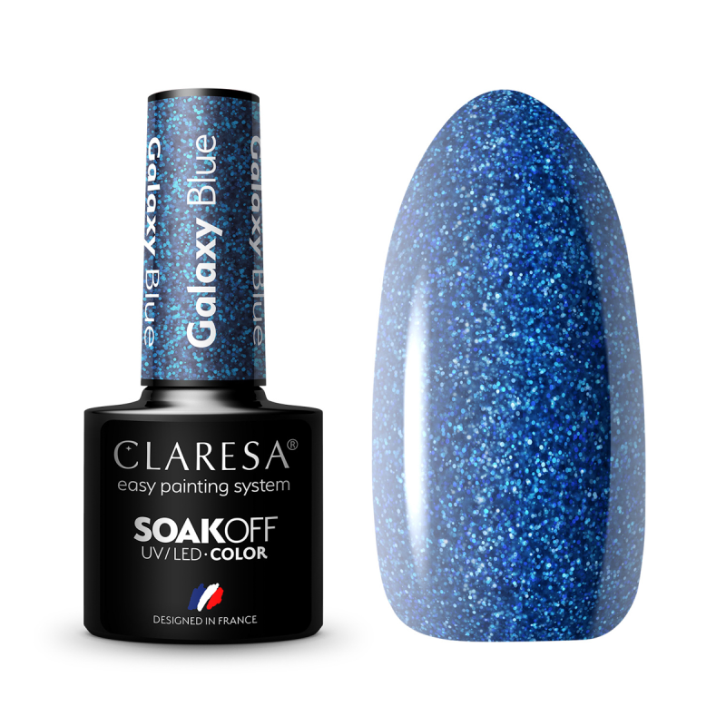 CLARESA Hybride vernis Galaxy Blauw 5g