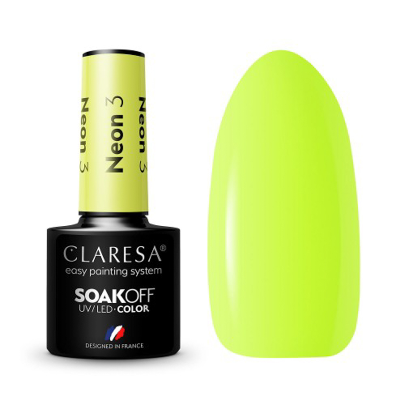 CLARESA Hybride nagellak NEON 3 -5g