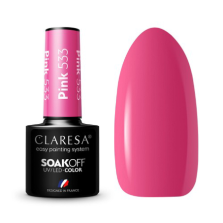 CLARESA Hybride nagellak PINK 533 -5g