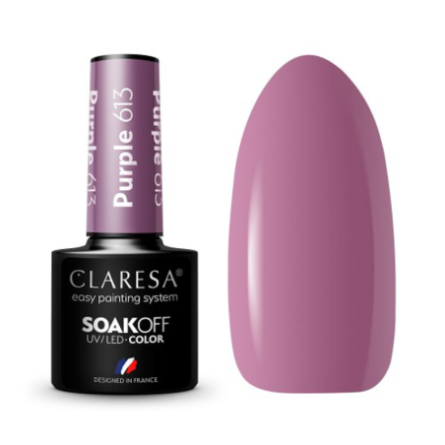 CLARESA Hybrid polish PURPLE 613 -5g